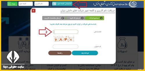 نحوه ورود به سامانه صندوق نوآوری و شکوفایی